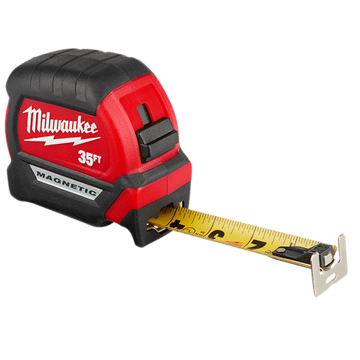 Milwaukee 48-22-0335 Compact Wide Blade Magnetic Tape Measure 35'