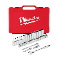 Milwaukee 48-22-9508 - 3/8" Drive 32pc Ratchet & Socket Set - Metric