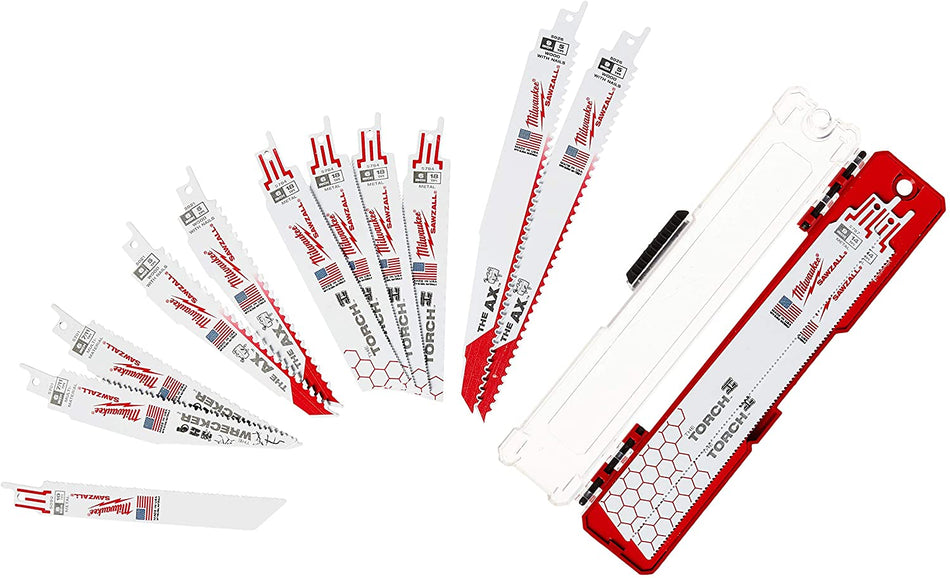 Milwaukee 49-22-1129 SAWZALL® Demolition Blade Set - 12PC