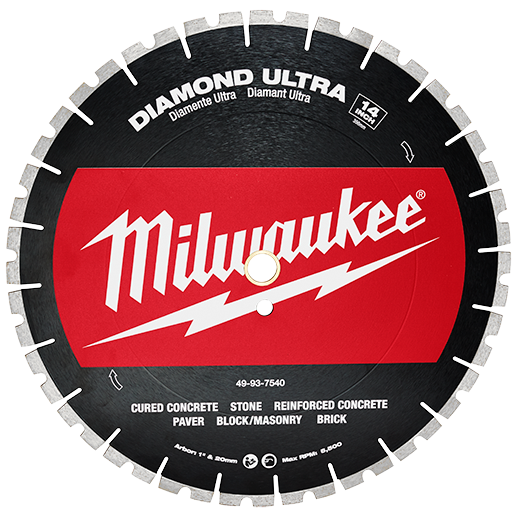Milwaukee 49-93-7540 Diamond Ultra Segmented Blade, 14"