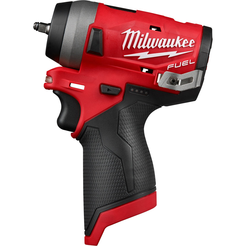 Milwaukee 2552-20 M12 FUEL™ 1/4" Stubby Impact Wrench (Tool Only)