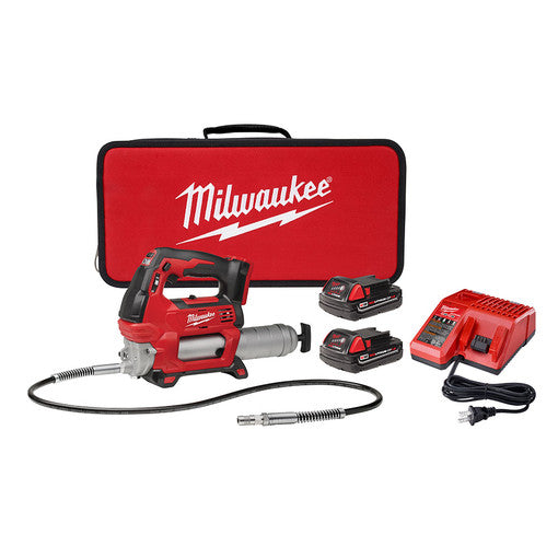 Milwaukee 2646-22CT M18™ Cordless 2-Speed Grease Gun with 2 Batteries