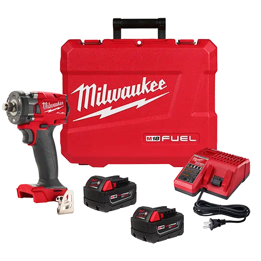 Milwaukee 2855-22R M18 FUEL™ 1/2" Compact Impact Wrench w/ Friction Ring Kit
