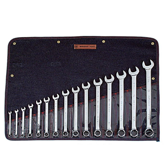Wright 12PT Combination SAE & Metric Wrench Sets - Sets Priced Individually