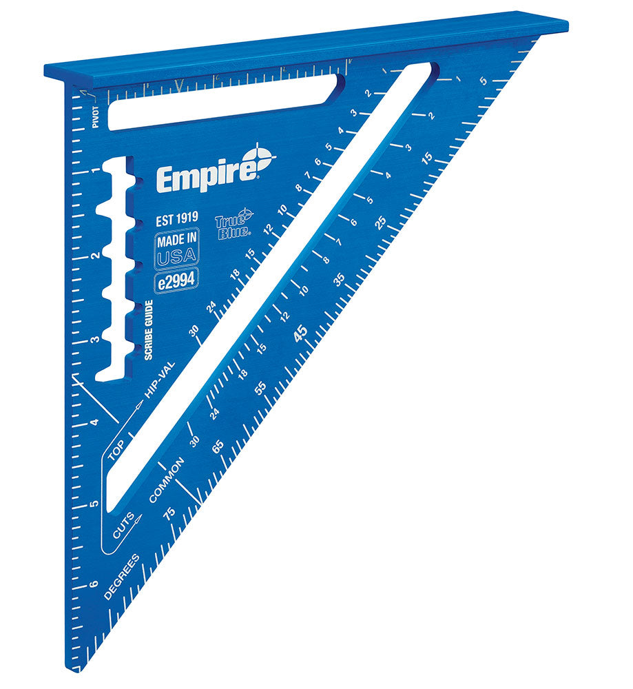 Empire E2994 7in Laser Etched Rafter Square